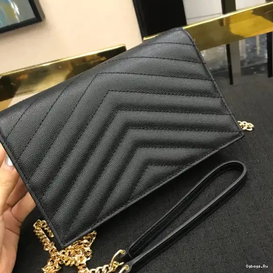 YSL CASSANDRE MATELASSÉ CHAIN WALLET 0503